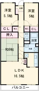 ノブレス幕張本郷II【2階】の間取り
