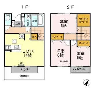 ブランドール【2階】の間取り
