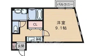 ケイエムワン・ハイツ【3階】の間取り