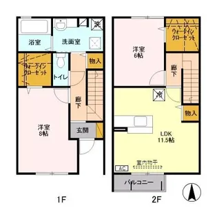 ソレイユMS AIIIの間取り