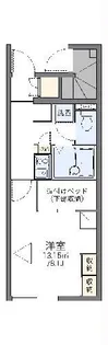 レオパレスグランジュール鹿沼I【1階】の間取り
