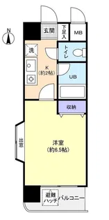 プライム出島【9階】の間取り