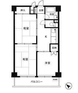 日本橋ニューシティダイヤモンドパレスA棟【1階】の間取り