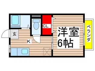 シェトワ【2階】の間取り