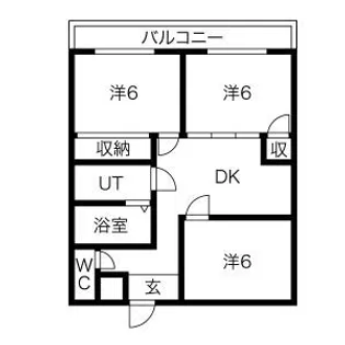 コーポ桂【2階】の間取り