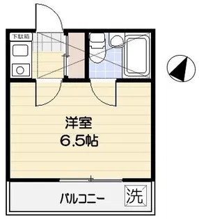 ハイツフローレス【2階】の間取り