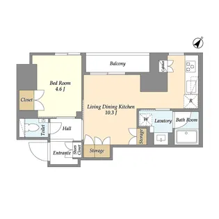 OC RESIDENCE OCHANOMIZU【11階】の間取り