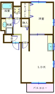 サンフォレストV【1階】の間取り