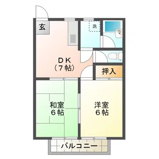 コーポ長谷川3号館【2階】の間取り