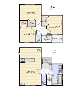 群馬県高崎市浜尻町【一戸建】の間取り