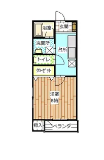 メゾンKunii【2階】の間取り