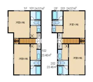 ターフあガーデン【1階】の間取り
