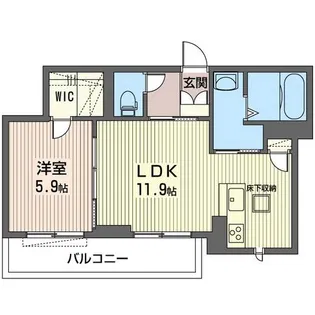 シャーメゾン ビューテラスD【2階】の間取り