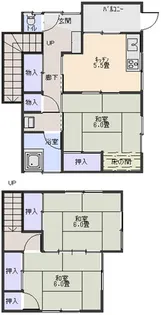 加地アパートの間取り