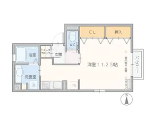 ヴィオレッテ【2階】の間取り