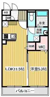 グランド・メゾン大野原B棟【1階】の間取り