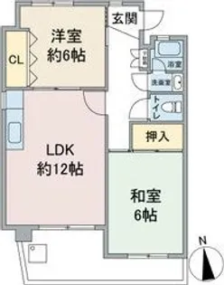 愛知県名古屋市守山区四軒家1【マンション】の間取り