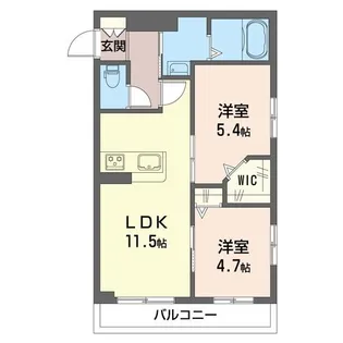 ヒストリバー【1階】の間取り