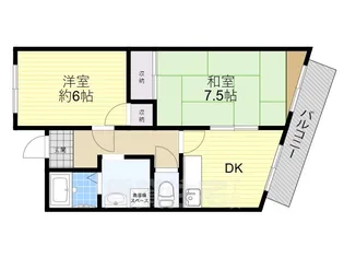 ロイヤルハイツ木村2号館【2階】の間取り