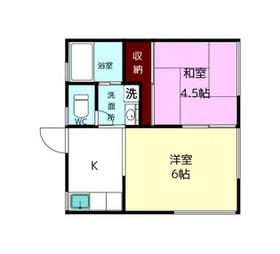 パナハイツ大宮【2階】の間取り