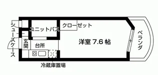 リッシュ・ラフォーレ【4階】の間取り