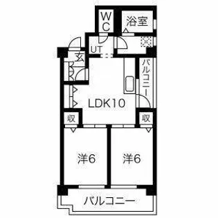 金城ビル【3階】の間取り