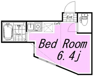 1Rの間取り画像