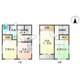 岩手県盛岡市永井16地割【一戸建】の間取り