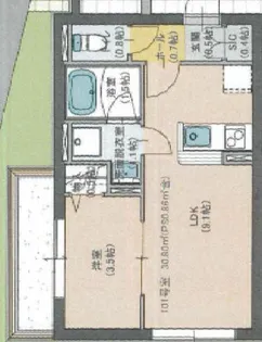 東京都杉並区井草2【マンション】の間取り