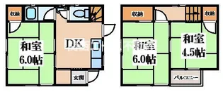 大阪府東大阪市旭町【一戸建】の間取り