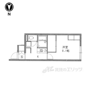 レオパレスハルサキ【1階】の間取り