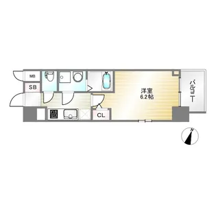 Cion KOBE Bayside【2階】の間取り