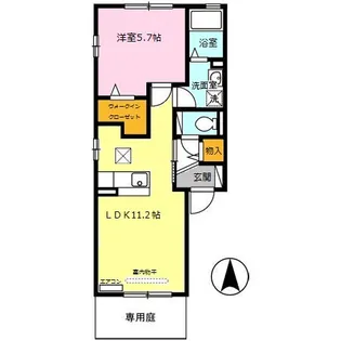 リビングタウン新大宮 A棟【1階】の間取り