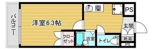 マンション花房【5階】の間取り