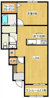 ダイアモンドシャインハピネス【1階】の間取り