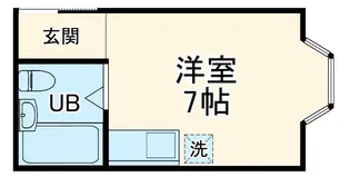 スクエアあき【2階】の間取り