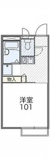 ヴィラツインMI【1階】の間取り