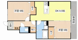 アルコバレーノ【1階】の間取り