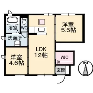 ノイレーベン【1階】の間取り