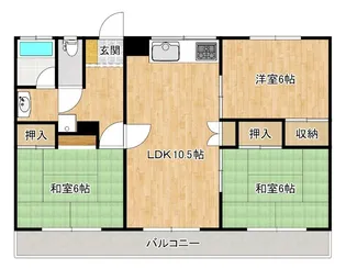 コーポカトー【2階】の間取り