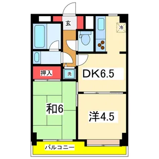 ダイアパレス本町第2【4階】の間取り