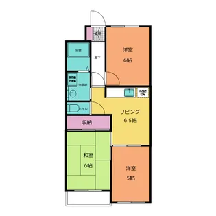 ラーバンヤマミツ【1階】の間取り