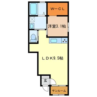 Ace’s【1階】の間取り
