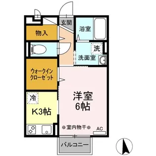 グランシャリオ【1階】の間取り