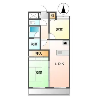 ル・ド・ソレイユ【2階】の間取り