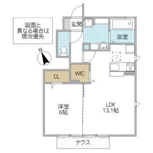 茨城県笠間市橋爪【アパート】の間取り