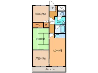 ライフマンション【3階】の間取り