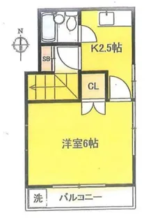 バレーハイム【2階】の間取り