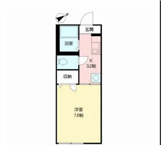 エントピア黒髪【1階】の間取り