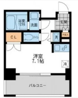 プライマル三軒茶屋【7階】の間取り